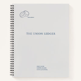 Interlocking Rings- Minimalist Union Notizblock