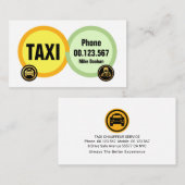 Interlocking Tires Taxi Visitenkarte (Vorne/Hinten)