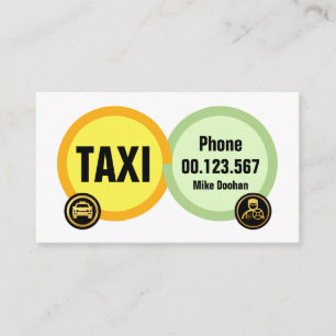 Interlocking Tires Taxi Visitenkarte