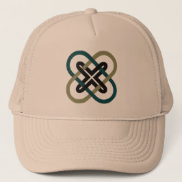 Interlocking X Trucker Hat Truckerkappe