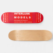 INTERLUDE MODEL SK8 8 1/4" Skateboard Deck (Horizontal)