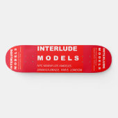INTERLUDE MODEL SK8 8 1/4" Skateboard Deck (Horizontal)