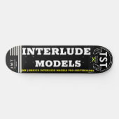 INTERLUDE MODELS 8 1/4" Skateboarddecke Skateboard (Horizontal)