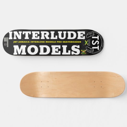 INTERLUDE MODELS 8 1/4" Skateboarddecke Skateboard (Horizontal)
