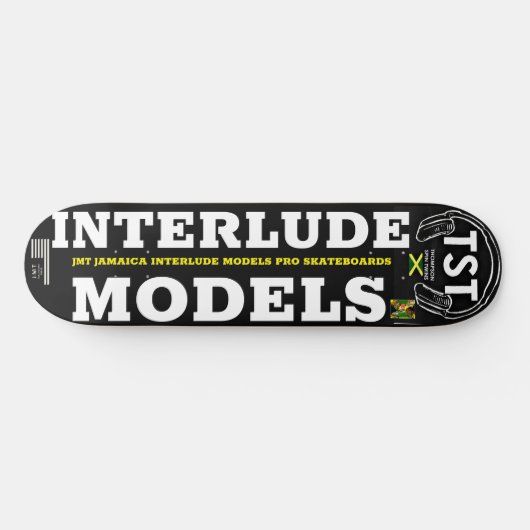 INTERLUDE MODELS 8 1/4" Skateboarddecke Skateboard (Horizontal)