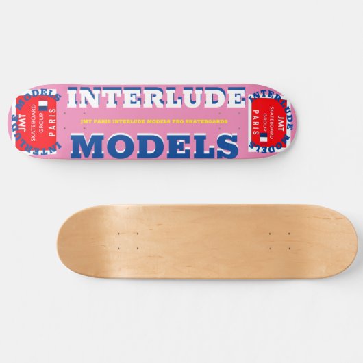 INTERLUDE MODELS 8 1/4" Skateboarddecke Skateboard (Horizontal)