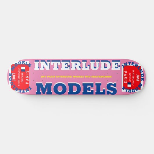 INTERLUDE MODELS 8 1/4" Skateboarddecke Skateboard (Horizontal)