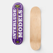 INTERLUDE MODELS 8 1/4" Skateboarddecke Skateboard (Vorderseite)