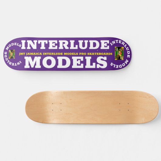INTERLUDE MODELS 8 1/4" Skateboarddecke Skateboard (Horizontal)