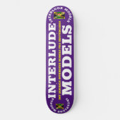 INTERLUDE MODELS 8 1/4" Skateboarddecke Skateboard (Vorderseite)