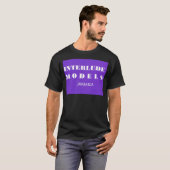 INTERLUDE MODELS Grundfarbiger T - Shirt (Vorne ganz)