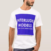 INTERLUDE MODELS MERCH Basic Dark T - Shirt (Vorderseite)