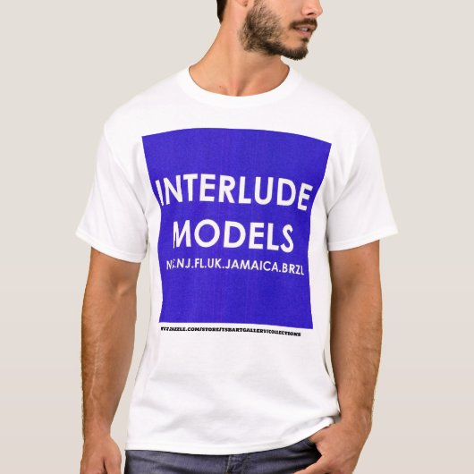 INTERLUDE MODELS MERCH Basic Dark T - Shirt (Vorderseite)