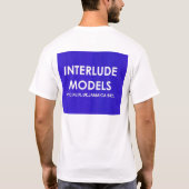 INTERLUDE MODELS PARIS Basic T-Shirt für Herren (Rückseite)