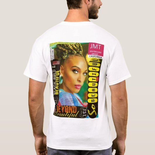 INTERLUDE MODELS PARIS Herren Basic T - Shirt (Rückseite)