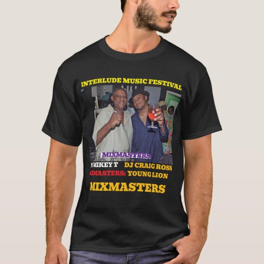 INTERLUDE MUSIC FESTIVAL Basic Dark T - Shirt (Vorderseite)
