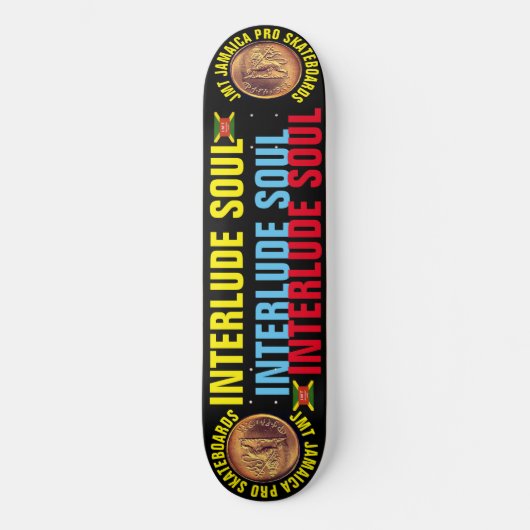 INTERLUDE SOUL 8 1/4" Skateboarddecke Skateboard (Vorderseite)