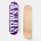 INTERLUDE SOUND 8 1/2" Skateboard Deck (Vorderseite)