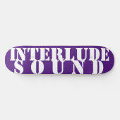 INTERLUDE SOUND 8 1/2" Skateboard Deck (Horizontal)