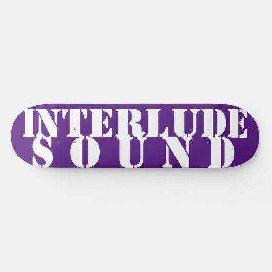 INTERLUDE SOUND 8 1/2" Skateboard Deck (Horizontal)