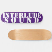 INTERLUDE SOUND 8 1/2" Skateboard Deck (Horizontal)
