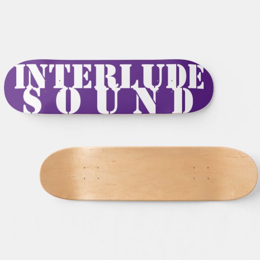 INTERLUDE SOUND 8 1/2" Skateboard Deck (Horizontal)