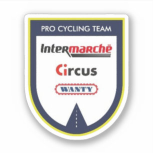 Intermarché Circus Wanty Radsportteam Aufkleber