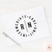 Intermediäre Betreuungseinheit IMCU Runder Aufkleber (Umschlag)