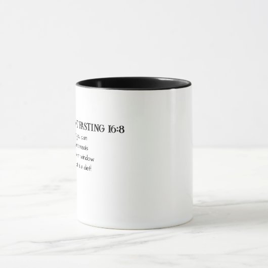 Intermittent Fasting 16:8 Tasse (Zentrum)