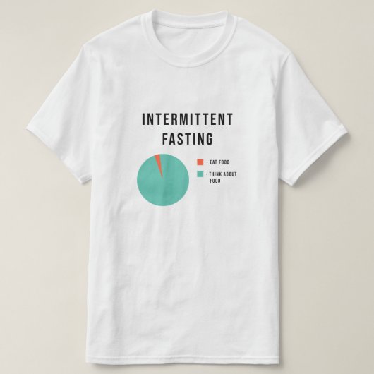 Intermittierendes Fasten T-Shirt (Design vorne)