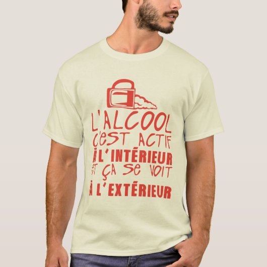 Intern aktiver Alkohol XOR T-Shirt (Vorderseite)