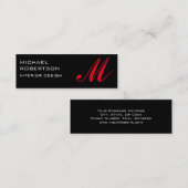 Intern Design Business Card Mini Visitenkarte (Vorne/Hinten)