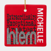 Intern Extraordinaire CUSTOM Keramikornament (Rückseite)