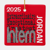 Intern Extraordinaire CUSTOM Keramikornament (Rückseite)