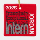 Intern Extraordinaire CUSTOM Keramikornament (Vorderseite)