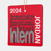 Intern Extraordinaire CUSTOM Keramikornament (Links)