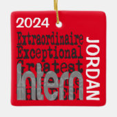 Intern Extraordinaire CUSTOM Keramikornament (Vorderseite)