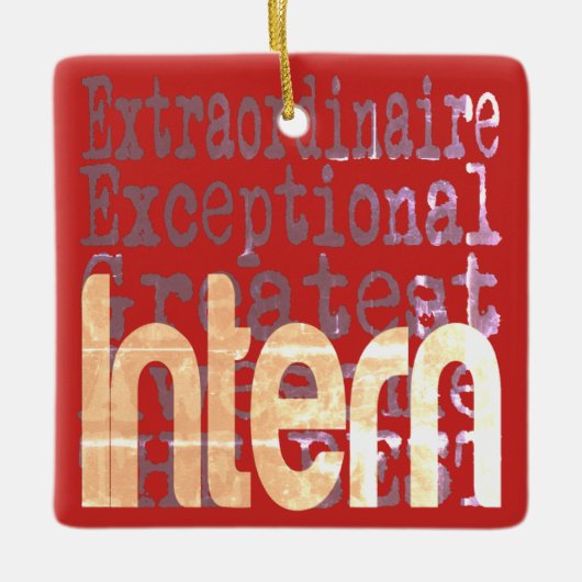 Intern Extraordinaire Keramikornament (Vorderseite)