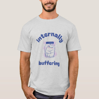 Intern pufferndes lustiges Kätzchen | Medizinstude T-Shirt