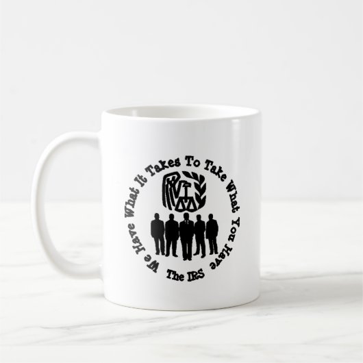 Internal Revenue Service Kaffeetasse (Links)