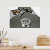 Internals eines Festplattenlaufwerks Poster (Küche)