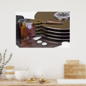 Internals eines Festplattenlaufwerks Poster (Küche)