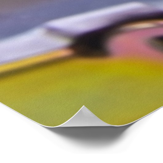 Internals eines Festplattenlaufwerks Poster (Ecke)