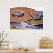 Internals eines Festplattenlaufwerks Poster (Küche)