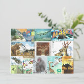 International Animal Postage Briefmarke Collage Ca (Stehend Vorderseite)