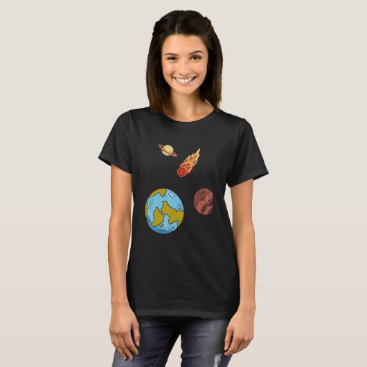 International Asteroid Day Asteroid Day T-Shirt (Vorne ganz)