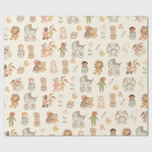 International Baby Geschenkpapier (Flach)
