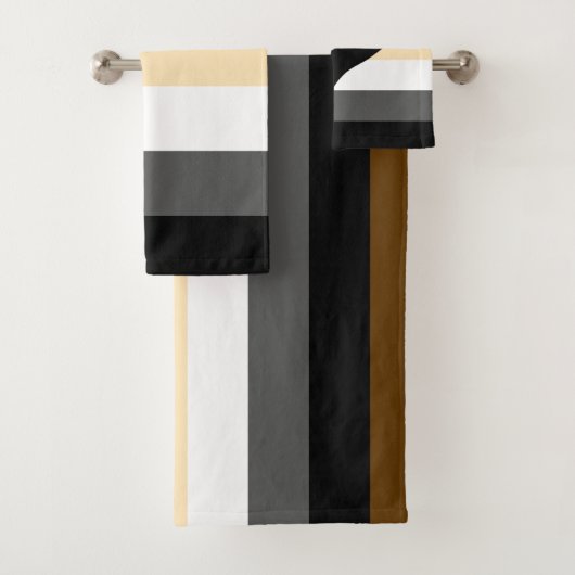 International Bear Brotherhood Pride Flag  Badhandtuch Set (Insitu)