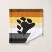 International Bear Brotherhood Pride Flag  Badhandtuch Set (Waschlappen)