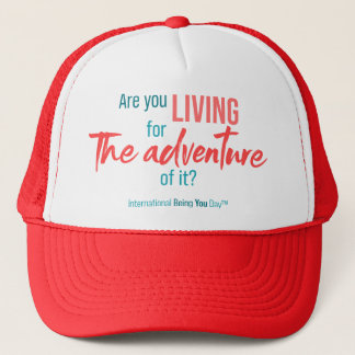 International Being You Day Quotes - Trucker Hat Truckerkappe